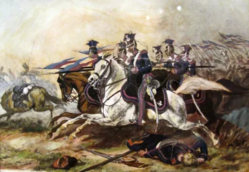 Charge of Poznań Cavalry during November Uprising
